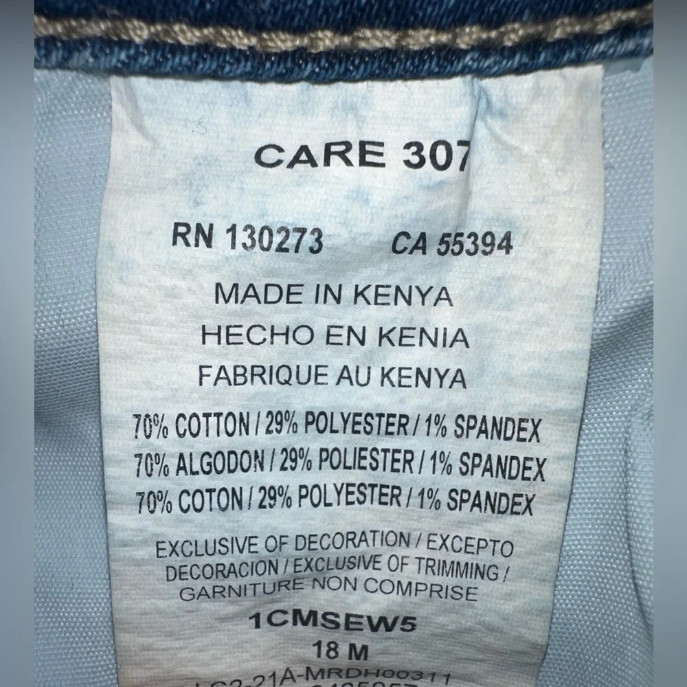 Lee Blue Regular Fit Jeans size 18 M - Picture 4 of 5